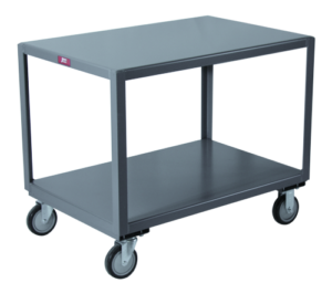 1200 lb Mobile Tables - 2 Shelves available through PVI Products