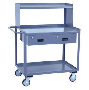 2 Drawers and half Shelf Mobile Workbenches available through PVI Products