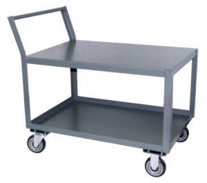 2 Shelf Offset Handle Low Profile Carts available through PVI Products