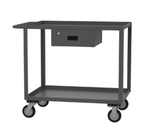 2 Shelf Service Carts with Drawer available through PVI Products