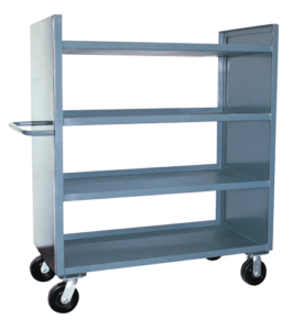 2 Sided Solid Trucks - 4 shelves available through PVI Products
