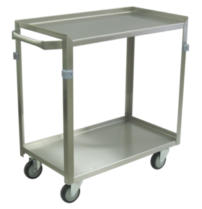 2 Shelf 20 Gauge Stainless Steel Carts available through PVI Products