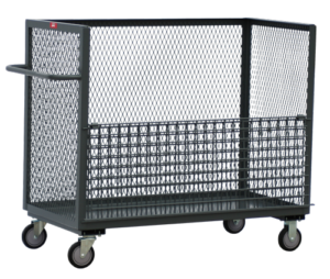 3-Sided Mesh Box Trucks with Removeable Drop Gate available through PVI Products