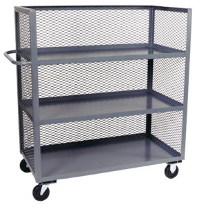3-Sided Mesh Trucks - 3 shelves available through PVI Products