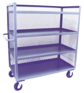 3-Sided Mesh Trucks - 4 shelves available through PVI Products