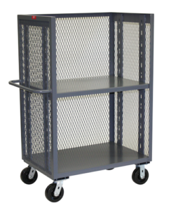 3-Sided Mesh Trucks - Adjustable Shelf available through PVI Products