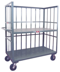 3-Sided Slat Trucks - 2 Shelves available through PVI Products