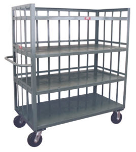 3-Sided Slat Trucks - 4 Shelves available through PVI Products