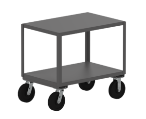 4800 lb Reinforced Mobile Tables - 2 Shelves available through PVI Products