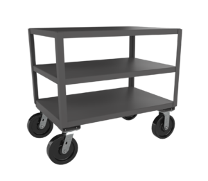 4800 lb Reinforced Mobile Tables - 3 Shelves available through PVI Products
