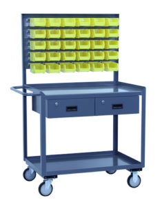 Louvered Bin Panel 32 Bins and 2 Drawers Workbenches available through PVI Products