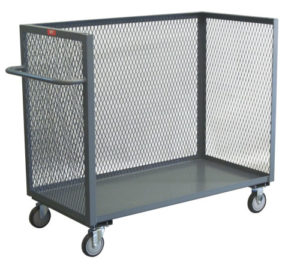 Low 3-Sided Mesh Box Trucks - 1 Shelf available through PVI Products