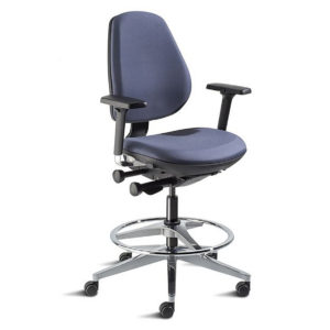 MVMT Pro Series Tall Backrest, Tall Seat Height, Polished Cast Aluminum Base ergonomic chair available through PVI Products