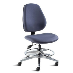 MVMT Tech C5 Series Tall Backrest, Medium Seat Height, Polished Cast Aluminum Base ergonomic chair available through PVI Products