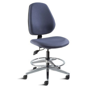 MVMT Tech C5 Series Tall Backrest, Tall Seat Height, Polished Cast Aluminum Base ergonomic chair available through PVI Products