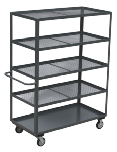 Mesh Stock Trucks - 5 Shelves available through PVI Products