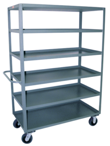 Mesh Stock Trucks - 6 Shelves available through PVI Products