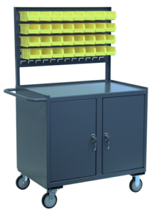 Mobile Cabinet - Louvered Panel 2 Doors available through PVI Products