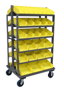 Plastic Bin Sloped Shelf Units 2 available through PVI Products
