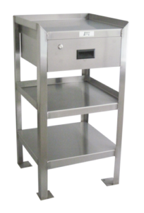 Stainless steel work stands 1-drawer available through PVI Products