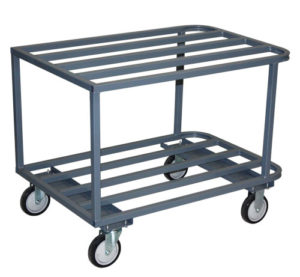 Square Tubular Frame Carts 2 - 2 Shelves available through PVI Products