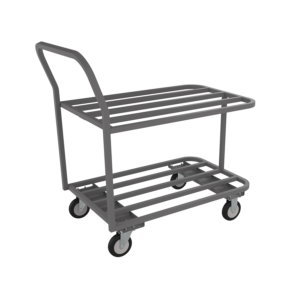 Square Tubular Frame Carts - 2 Shelves available through PVI Products
