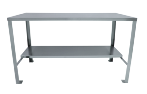 Stainless steel work benches available through PVI Products