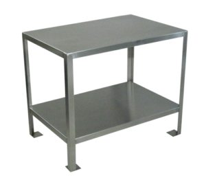 Stainless steel work stands 2-shelf available through PVI Products