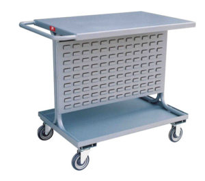 Steel Louvered Bin Carts 2 available through PVI Products