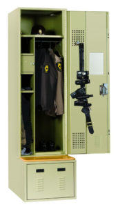 Valor Law Enforcement Lockers available through PVI Products