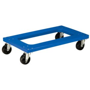 flush plastic dolly with casters RMD3018F4 available through PVI Products