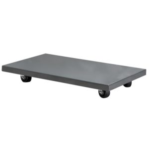 solid steel dolly lips down 4 inch poly caster RD844HR available through PVI Products