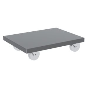 solid steel dolly lips down 4 inch steel caster RD844SS available through PVI Products